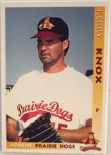1996 Abilene Prairie Dogs Kerry Knox Trading Card