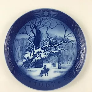 Royal Copenhagen Denmark Teller The Royal Oak 1967 Kai Lange Kongeegen - Bild 1 von 5