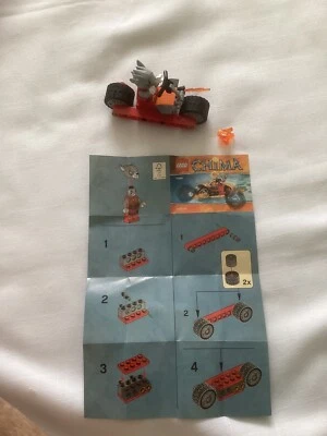 Lego Legends of Chima 30265 Worriz' Fire Bike usada aposentada - Imagem 1 de 2