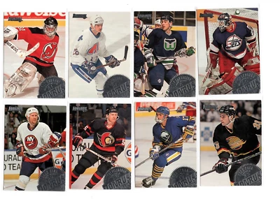 Lote de 8 tarjetas de hockey Donruss NHL 1994-95 impresas en EE. UU. en excelente estado Foto 1 de 4