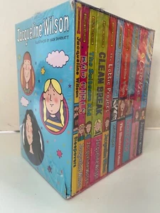 Jacqueline Wilson 10 Paperback Book Box Set ~ Corgi Yearling U.K. ~ NEW & SEALED - Picture 1 of 8