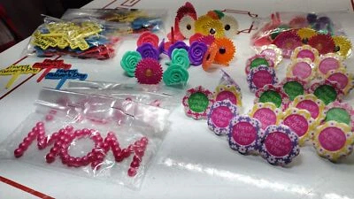 Lote sortido de placas de cupcake para o Dia das Mães e Pais - Imagem 1 de 4