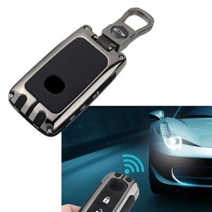 Zinc Alloy Full Sealed Car Key Fob Case Cover Shell Holder Fit Mazda3 CX-5 CX-30 - Picture 1 of 8
