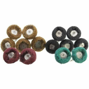 20pcs 20mm Nylon Fiber Scouring Pad Polishing Mop Wheel 3mm Shank for Dremel - Picture 1 of 5