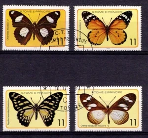 S. TOME E PRINCIPE #505a-d  CTO (BUTTERFLIES) - Picture 1 of 1