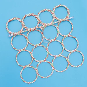 Papier Rattan Kleiderbügel Vater Fräulein Schal-Rack Papier-Rattan-Schalhalter - Bild 1 von 11