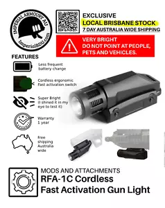 IMPERIALBDU RFA-1C Cordless Tactical Pistol Rifle Shotgun Flashlight Gun Light - Picture 1 of 3