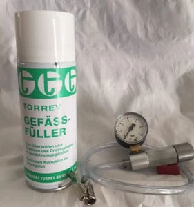 Gefäßfüller inkl. Anschlußadapter für Gefäßfüllflaschen MIT Absperrvorrichtung - Bild 1 von 4