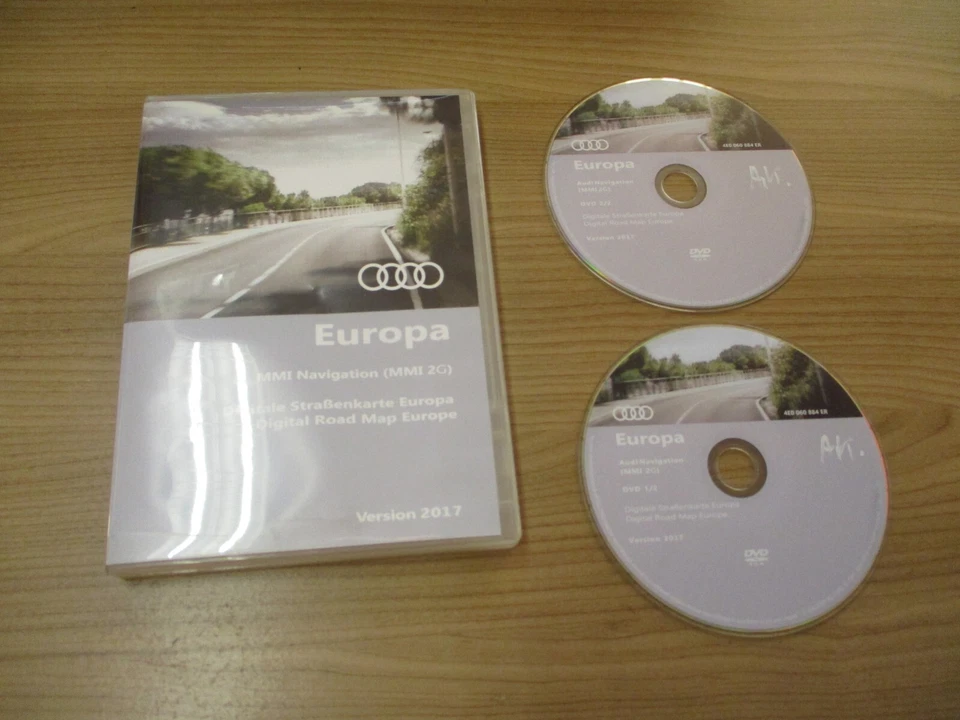 Navi Navigation DVD Karte Europe Deutschland 2017 AUDI A6 4F A8 4E 4E0060884ER - Bild 1 von 4