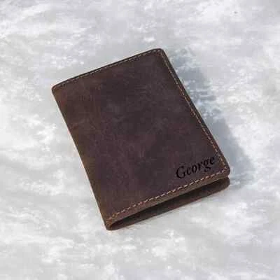 Personalised Starhide Sleek Leather Cardholder Wallet Men & Women Rfid-blocking - Image 1 of 4