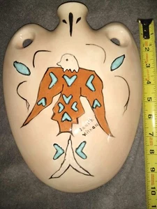 Keramik Native American Wasserkantine Flasche Krug Marana Arizona 50er Jahre Ostern Yaqui - Bild 1 von 4