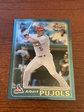 2001 Topps Chrome - #596 Albert Pujols (RC) Rookie Card Late Addition