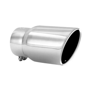 Car exhaust tip 3.5'' Inlet Stainless Steel Muffler Pipe Bolt on Design 4.5" OD - Imagen 1 de 6