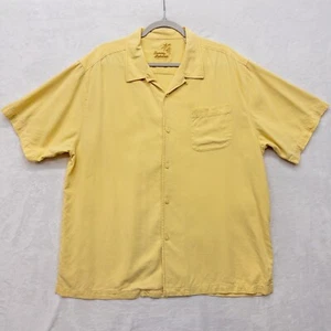 Camisa Tommy Bahama 100% Sill Ajuste Original Abotonada Talla XL Amarilla - Imagen 1 de 4