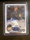 Charles LeBlanc (RC) 2023 Topps Chrome Update Rookie Auto On Card Marlins. rookie card picture