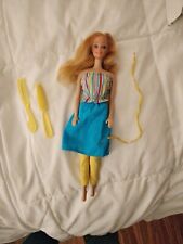 My First Barbie #1875 Superstar Era, Original 3-pc Yellow & Blue Outfit 1980s