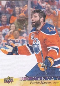 PATRICK MAROON 2017-18 17-18 UPPER DECK 1 CANVAS PARALLEL #C34 OILERS - Picture 1 of 1