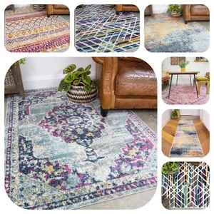 Large Moroccan Rugs for Living Room Traditional Distressed Modern Runner Rugs UK - Picture 1 of 25