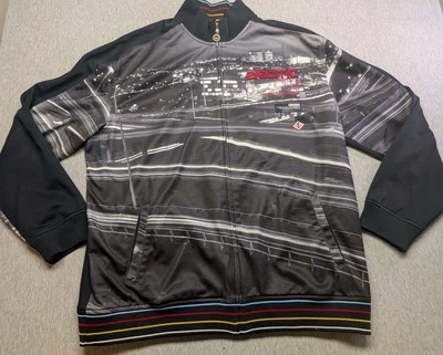 Chaqueta deportiva vintage Enyce Clothing para hombre talla 2XL cremallera completa ropa de calle Y2K Foto 1 de 4