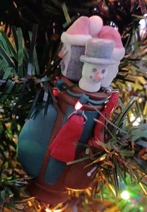 2002 Hallmark Keepsake Ornament Tee's The Season Golftasche + Box ~ Golfer Geschenk - Bild 1 von 7