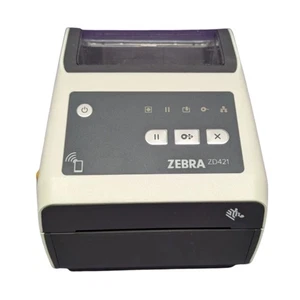 Impresora térmica directa de escritorio Zebra ZD421 203 ppp - blanca (ZD4AH42-D01E00EZ) - Imagen 1 de 6