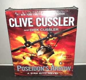 Sealed! Clive Cussler Poseidon's Arrow A Dirk Pitt Novel Audio CD Book New! - Foto 1 di 9