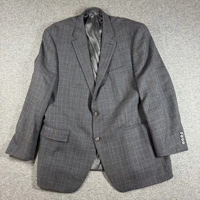 Lauren Ralph Lauren Jacket Mens 48L Blazer 100% Wool Plaid - Image 1 of 4