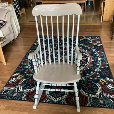 Винтажное кресло-качалка All American Spindal морская тематика между 1940 и 1960 годами - Изображение 1 из 4