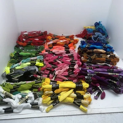 270 Skeins DMC J&P Coats Cotton Embroidery Thread Floss NOS J60 - Image 1 of 4