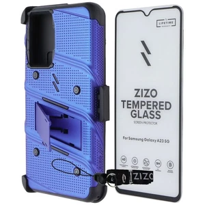 ZIZO Bolt Series Case / Holster / Glass for Samsung Galaxy A23 (5G) - Blue/Black - Picture 1 of 7