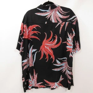 men's STUSSY Used STUSSY Stussy NOMA Cactus Rayon Shirt Aloha 1110112 Black - Picture 1 of 12