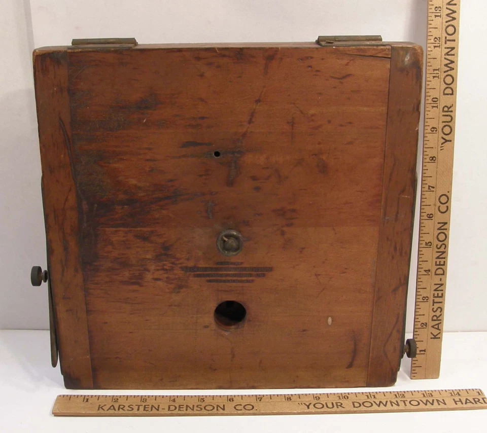 VINTAGE FOLMER SCHWING SUPORTE DOBRÁVEL MADEIRA PLATAFORMA INCLINÁVEL CABEÇA GRANDE FORMATO - Imagem 1 de 4