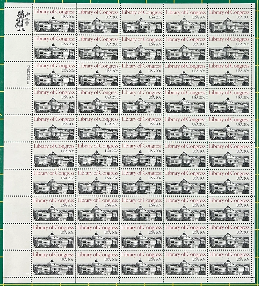 US 2004 MNH Sheet 20c Library of Congress ZAYIX STAMPS 0725L1246 - Image 1 of 1