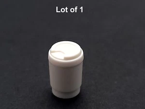 Lego Mini Figure Take Out Coffee To Go Cup White Lot of 1 NEW - Picture 1 of 1