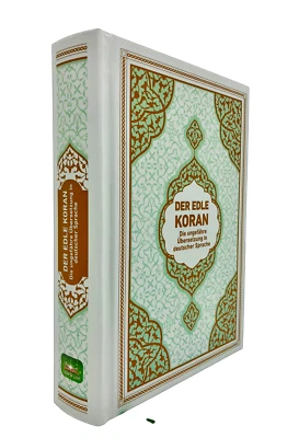 Der edle Koran - Deutsche Übersetzung von Frank Bubenheim, Mintgrün (Hardcover) - Bild 1 von 4