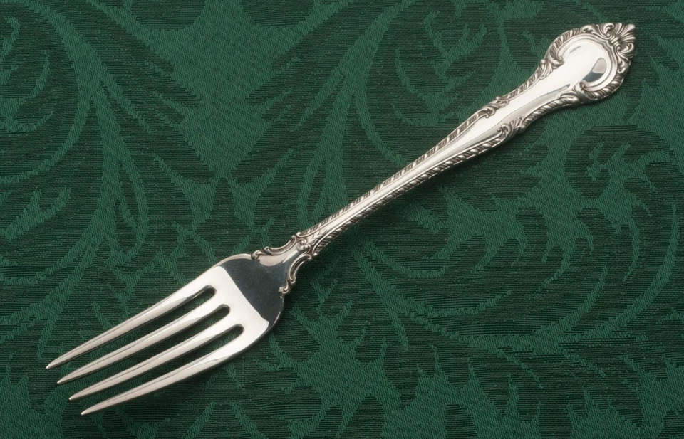 Tenedor tamaño cena plata esterlina Gadroon inglés de Gorham 7,5" Foto 1 de 1