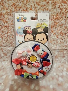 Disney Tsum Tsum hair bows, 6 Pack NEW NIB Assortment In Package Donald Daisy - Picture 1 of 3
