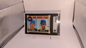 Nolan Ryan Jerry Koosman New York Mets Rookie 1968 Topps Card #177 SGC 3