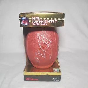Jeremy Shockey signierter Fußball F1100 offizieller NFL-Spielball ""The Duke"" USA - Bild 1 von 11