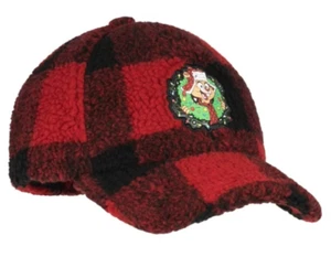 Universal Studios Earl The Squirrel Plaid Cap Hat Sherpa Polyester Adjustable - Picture 1 of 7