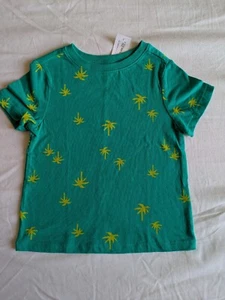 Old Navy Toddler 2T short sleeve shirt Boys Graphic Tee with tags Green/Yellow - Picture 1 of 3
