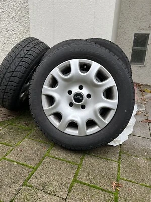 Mini Cooper Winterreifen / Alpine-Symbol / Stahlfelgen / Kompletträder Winter - Bild 1 von 4