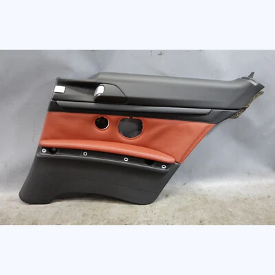 BMW E92 M3 2008-2013 cupé interior trasero derecho panel de ajuste cuero rojo zorro OEM Foto 1 de 4
