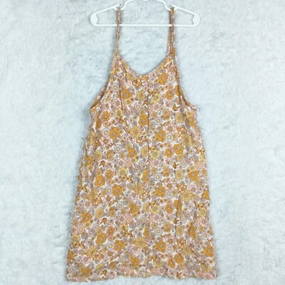 Jessica Simpson Girls Dress Midi Marigold Butterfly Floral Sleeveless 10 New - Image 1 of 4