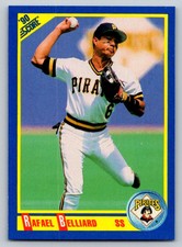 1990  Score #520 Rafael Belliard Pittsburgh Pirates