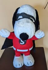 Large 19" Snoopy Superman Halloween Greeter Peanuts Plush By Gemmy