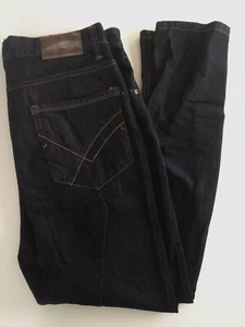 WILLIAM RAST Slouch Drop Crotch Butn Fly Skinny Jeans Dk Wash Tag 34x34 35W 32L - Picture 1 of 6