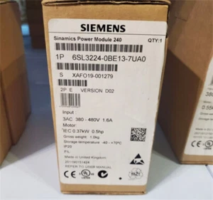 1 STCK. Neu Siemens 6SL3 224-0BE13-7UA0 6SL3224-0BE13-7UA0 im Karton VIA Fedex oder DHL - Bild 1 von 3