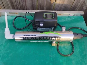 Luminor LB5-03-12V Blackcomb UVC Water Purifier 3 GPM 1/2" Inlet/Outlet 12VDC - Picture 1 of 8