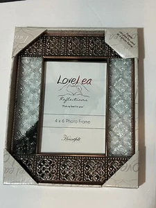 Heartfelt Collections 4x6 Photo Frame Love Lea Bronze NIP - Picture 1 of 4